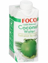 Кокосовая вода без сахара "FOCO" 330 мл.
