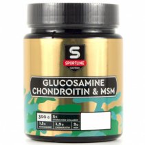 SportLine Nutrition Glucosamine & Chondroitin & MSM Powder 300 гр.